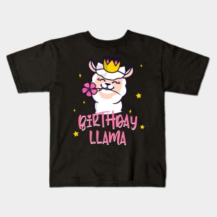 Birthday Llama cute Alpaca Women Gifts Kids T-Shirt